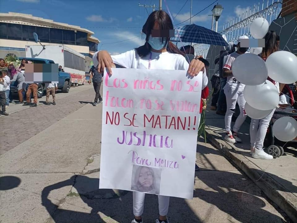 Protesta por justicia para Meliza Ortega