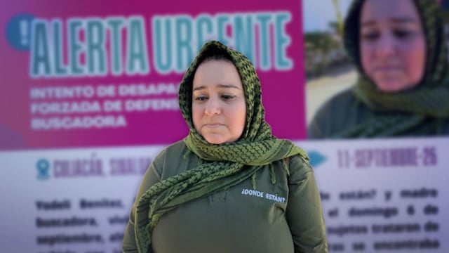 Exigen protección para Yodeli Benítez, madre buscadora de Culiacán, tras intento de secuestro