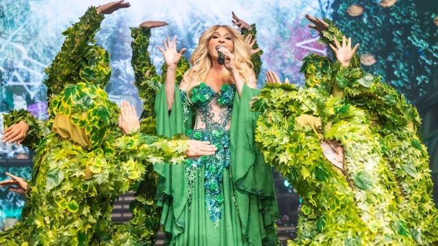 Yuri como Hidra Venenosa en su concierto de ‘Icónica Tour’