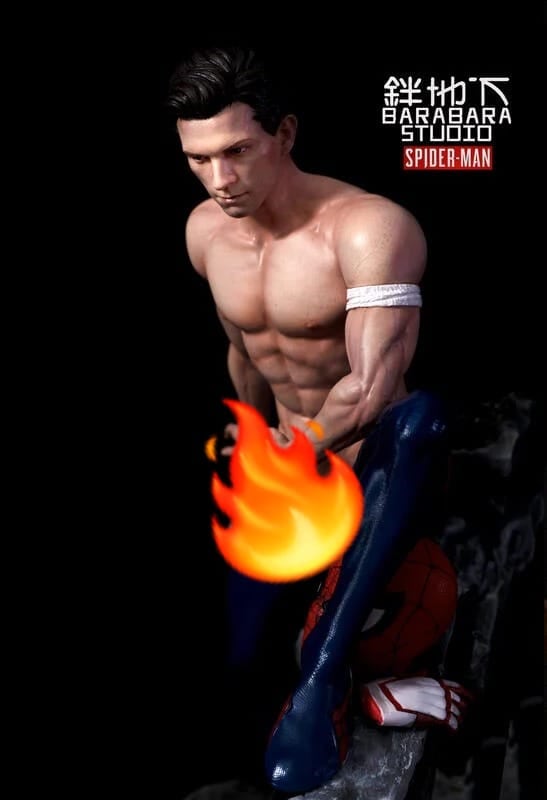 Esta es la nueva figura +18 del Spider-Man de Tom Holland desnudo