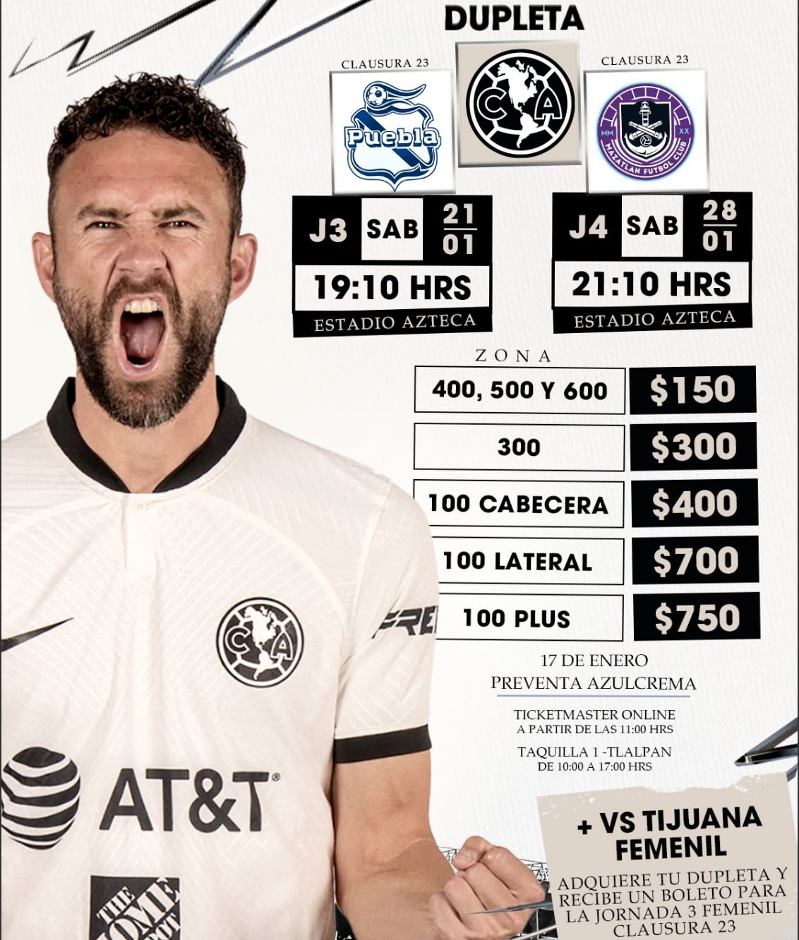 Oferta Club América