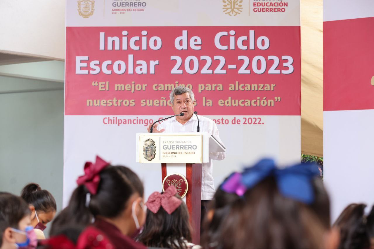 Inauguración de ciclo escolar 2022-2023 en Guerrero