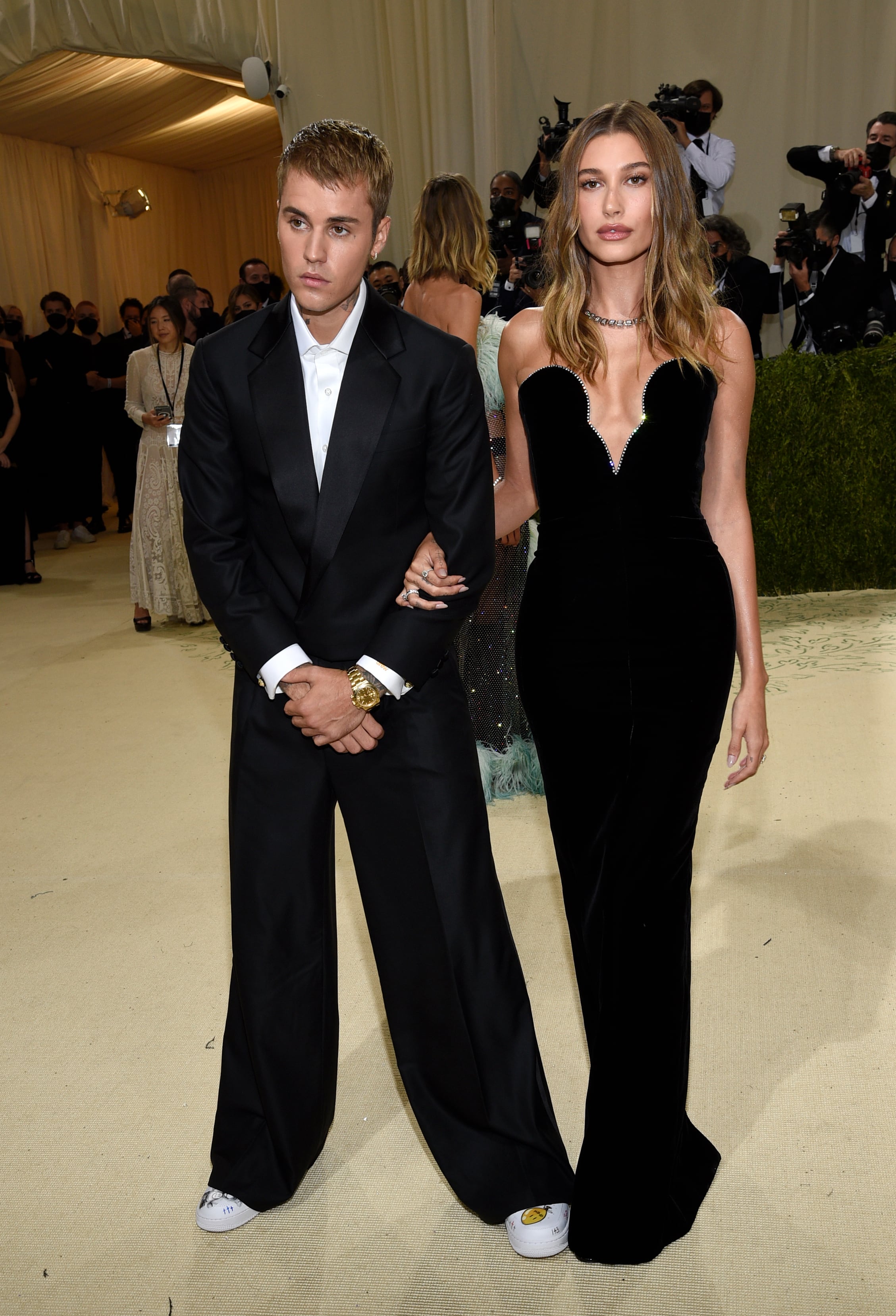Justin Bieber y Hailey Bieber asisten a la Met Gala