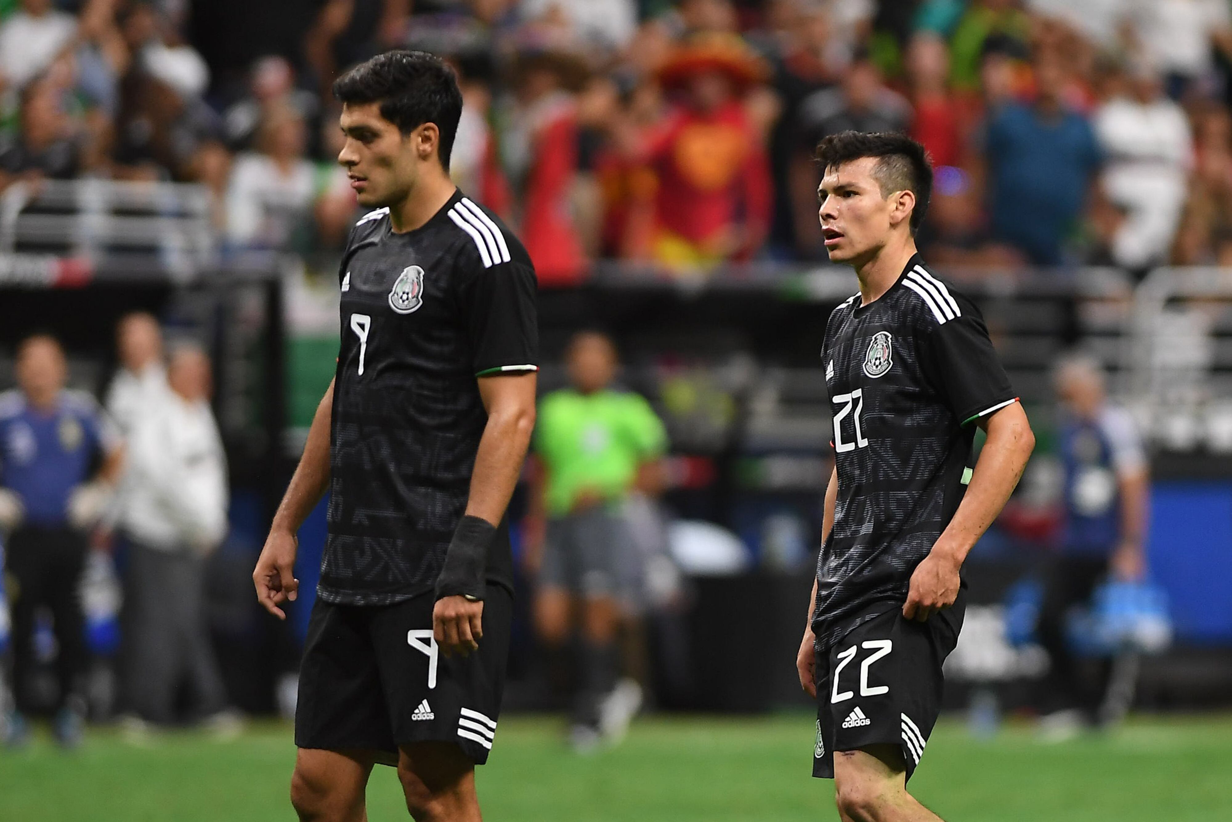 Raúl Jiménez e Hirving Lozano