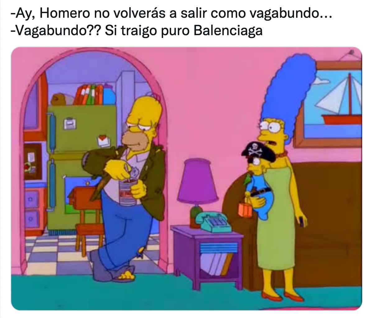 Meme de las botas Balenciaga