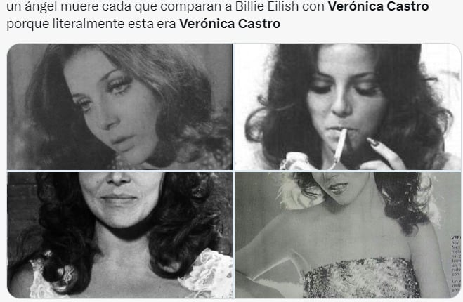 ¿Verónica Castro o Billie Eilish?