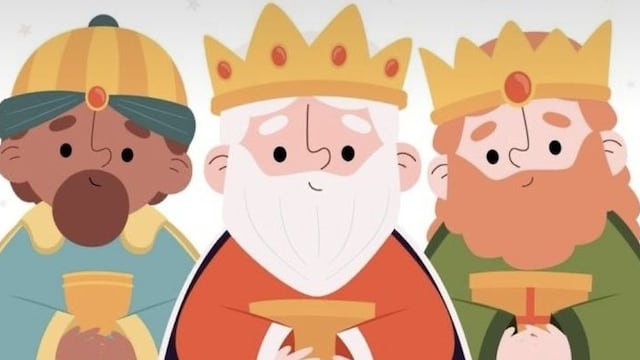 Dibujos de Rosca de Reyes para colorear