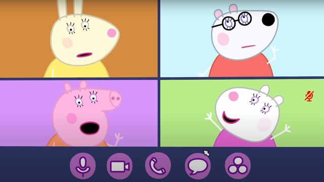 Capítulo completo de la videollamada de Mamá Cerdita de Peppa Pig por el Día Mundial de la Informática