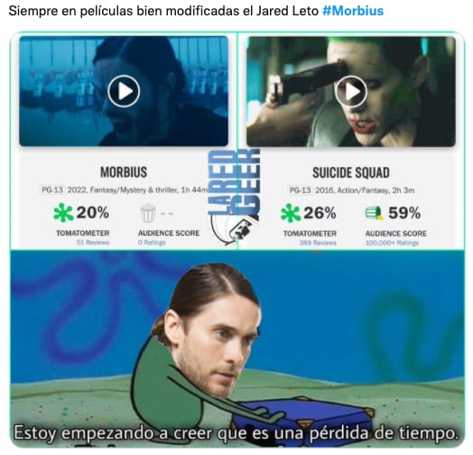 Memes sobre 'Morbius'