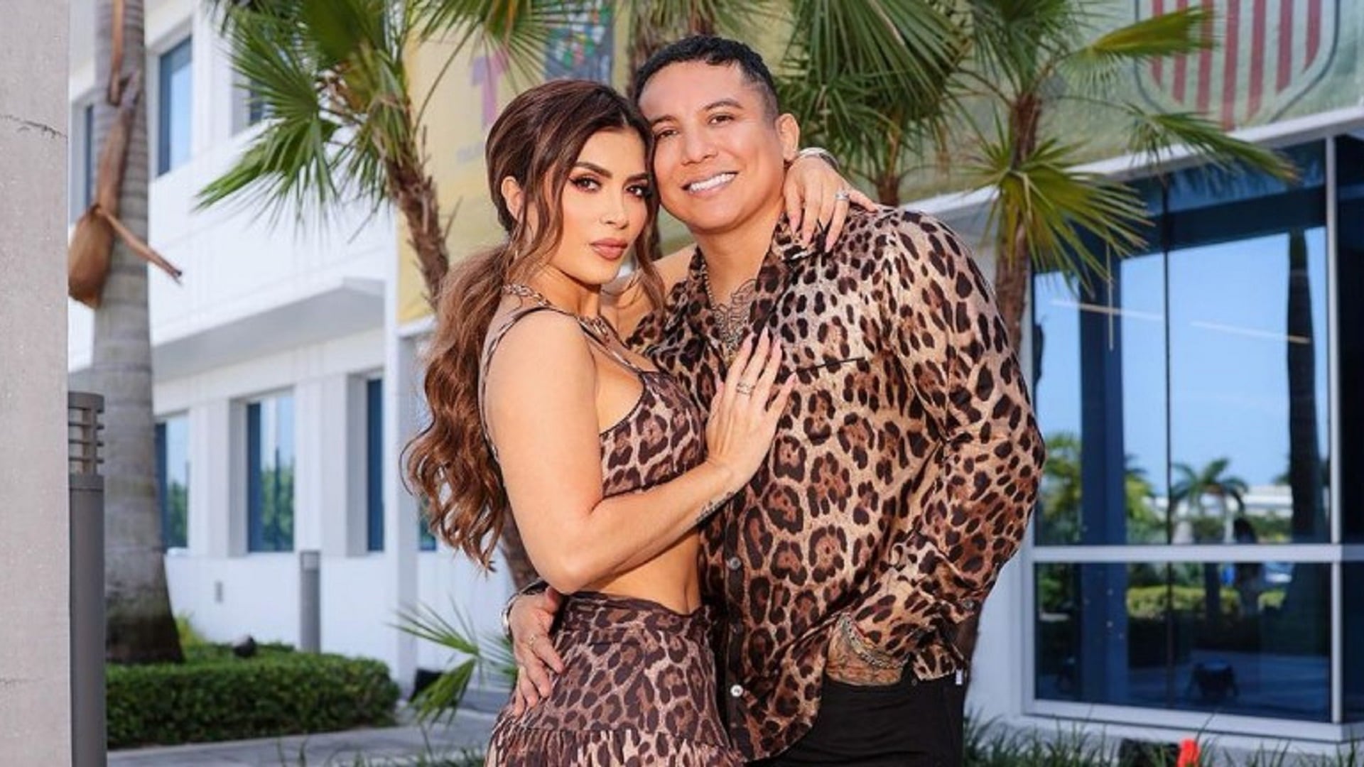 Kimberly Flores y Edwin Luna