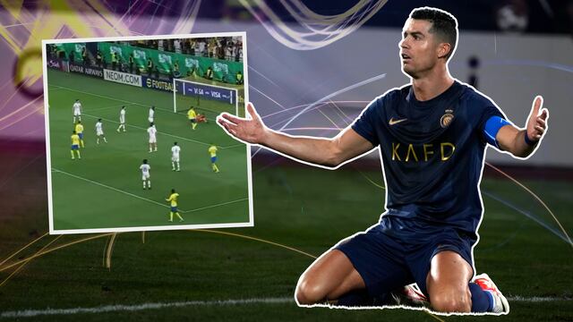 Cristiano Ronaldo falla claro gol