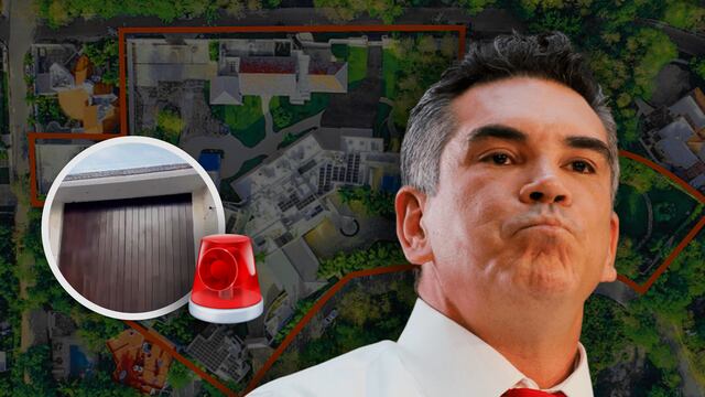 La casa de Alejandro Moreno en Campeche fue registrada por elementos de la fiscalía estatal