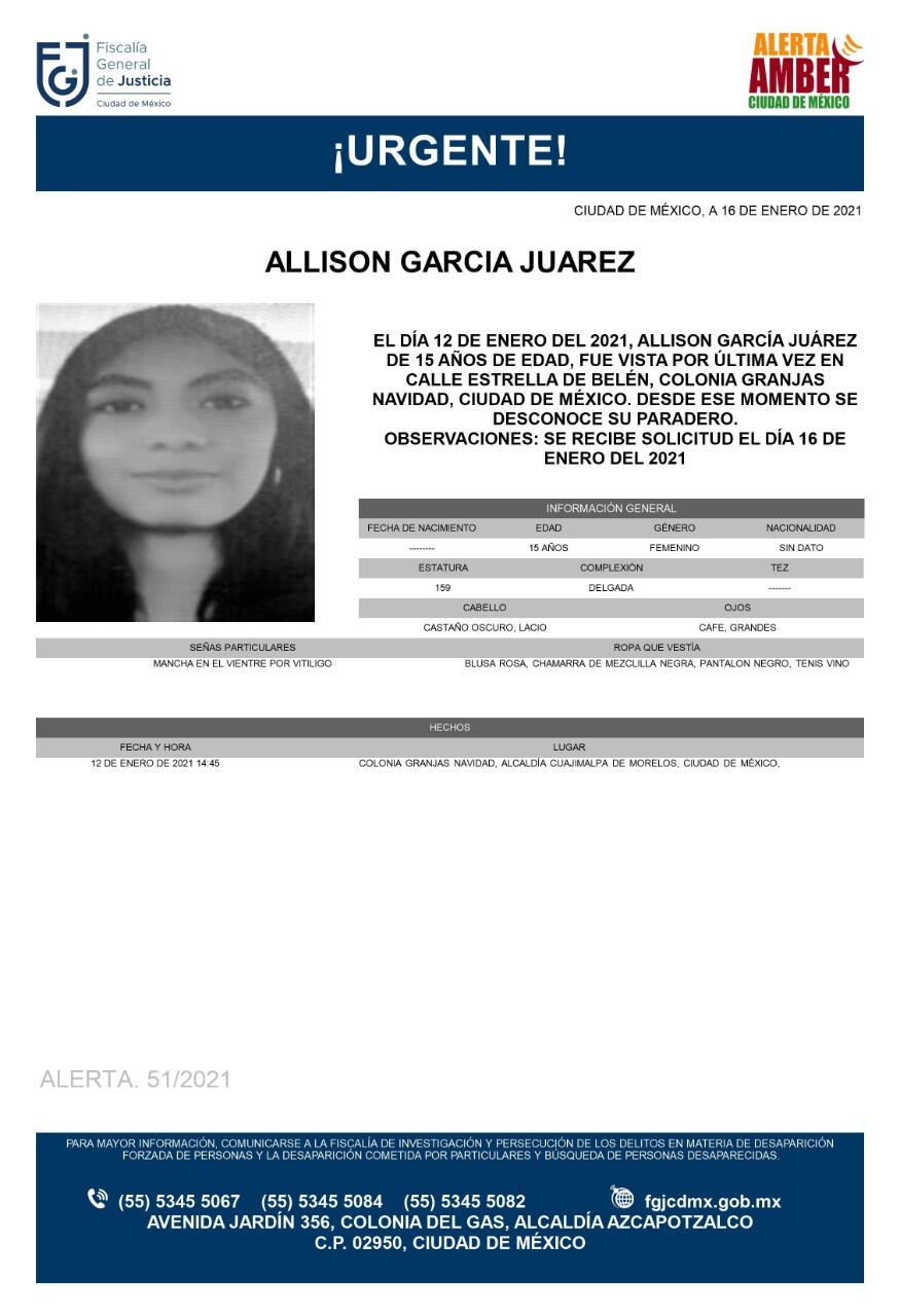 Ficha de búsqueda de Allison