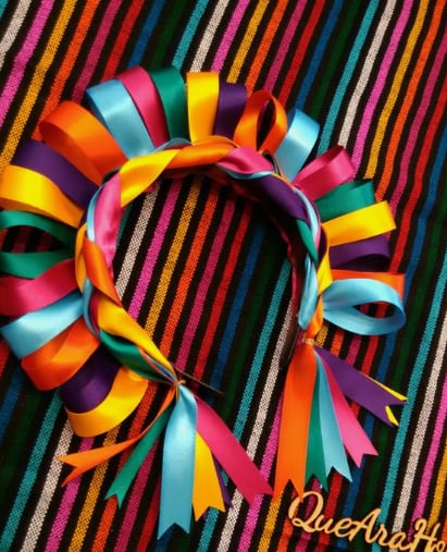 Diadema de muñeca mexicana