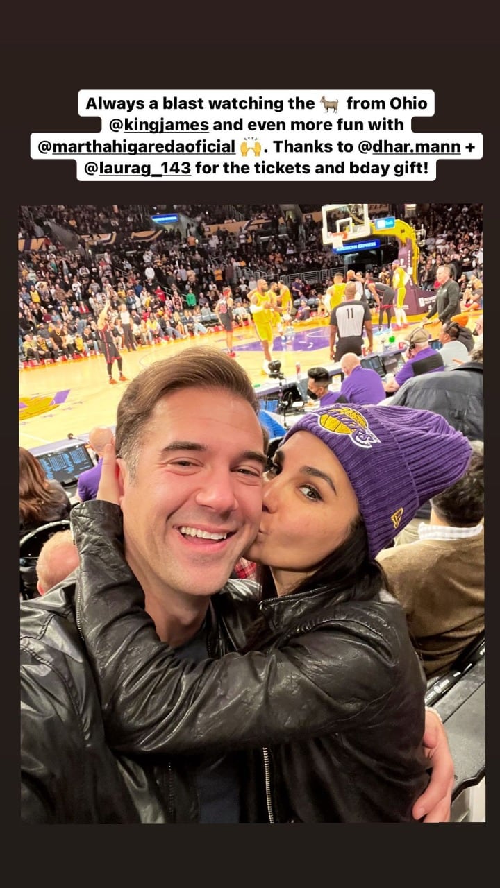 Lewis Howes y Martha Higareda