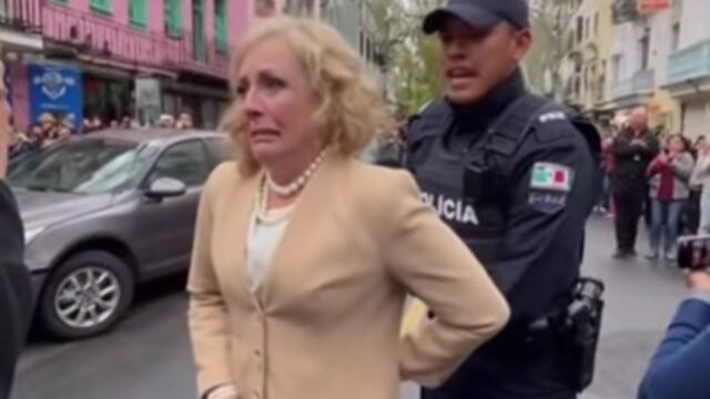 Video generado con IA de mujer siendo detenida