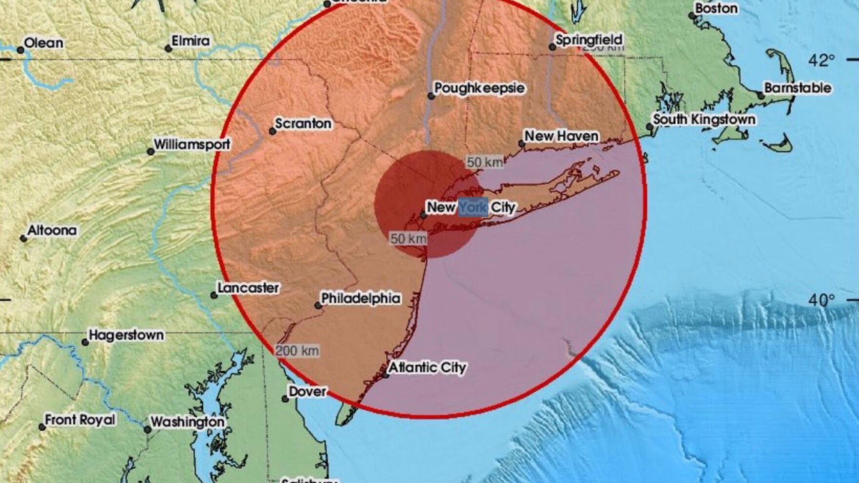 Temblor Nueva York hoy 5 de agosto: Un sismo se sintió cerca de Manhattan