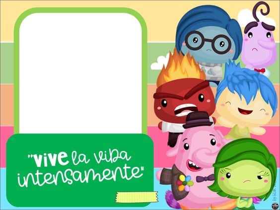 Etiquetas escolares de Intensamente 2 para imprimir