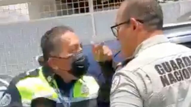 El supuesto agente dio baja de la corporación en 2021, dijo la Guardia Nacional