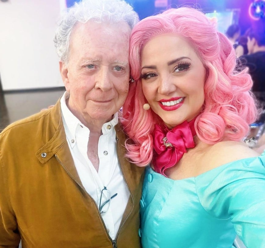 Andrea Legarreta y su papá Juan Legarreta