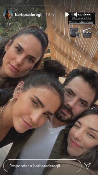 Bárbara de Regil graba nuevo proyecto.