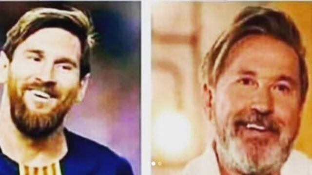 Meme de Ricardo Montaner y Leo Messi