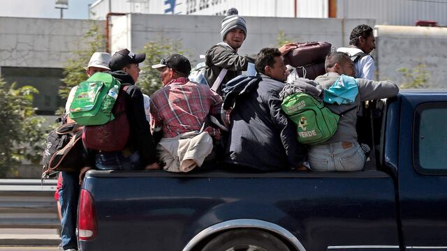 Éxodo de migrantes. Cruel relato.