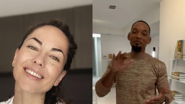 Bárbara Mori y Will Smith.