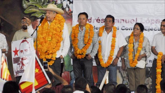 Gira de AMLO en Tixtla, Guerrero