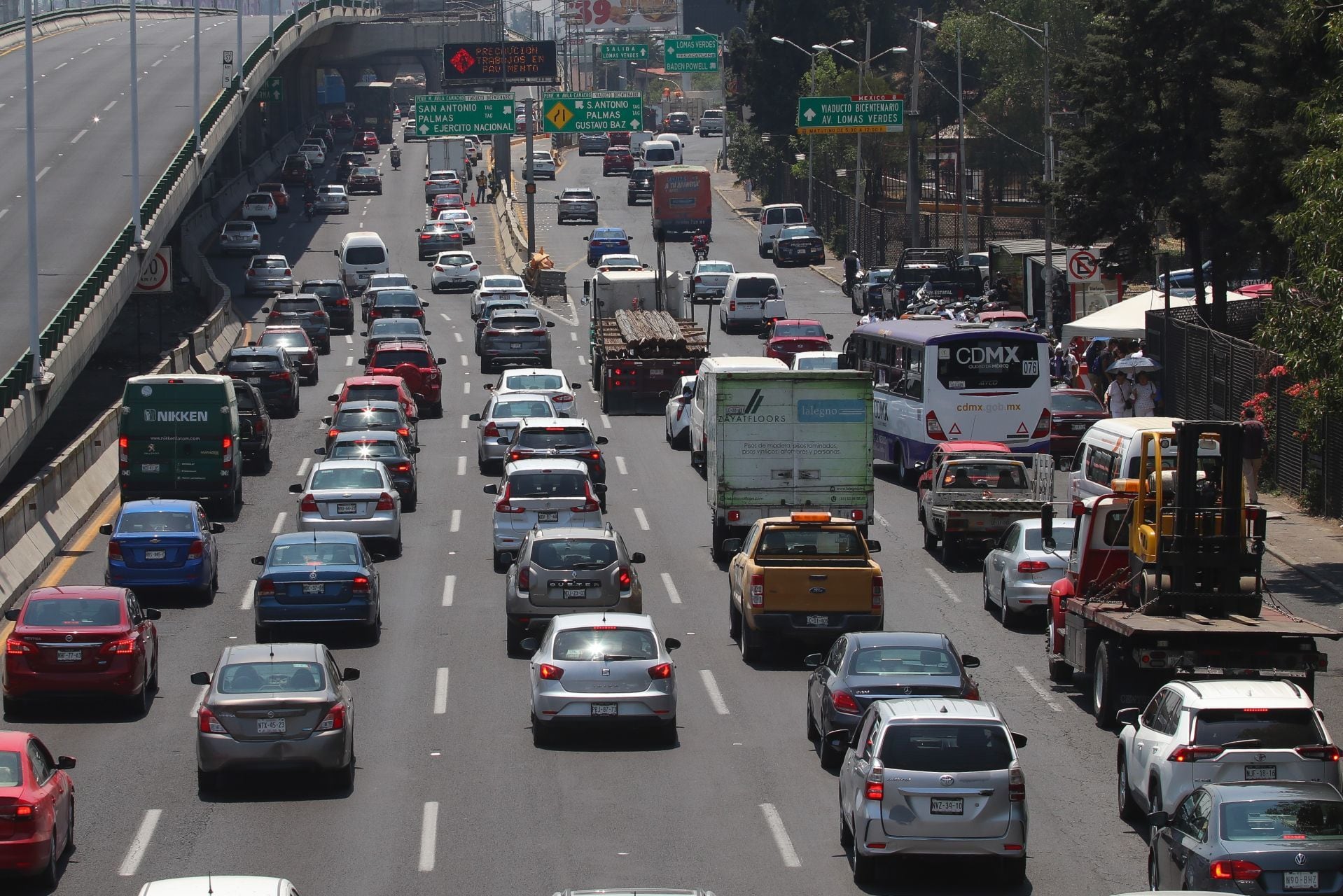 Zona donde permanece el plantón por justicia para Hugo