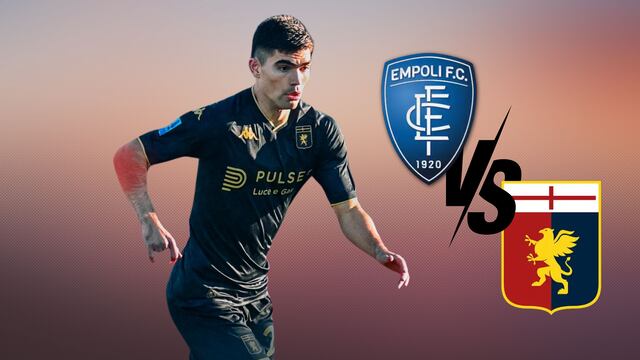 Johan Vásquez, en el Empoli vs Genoa.