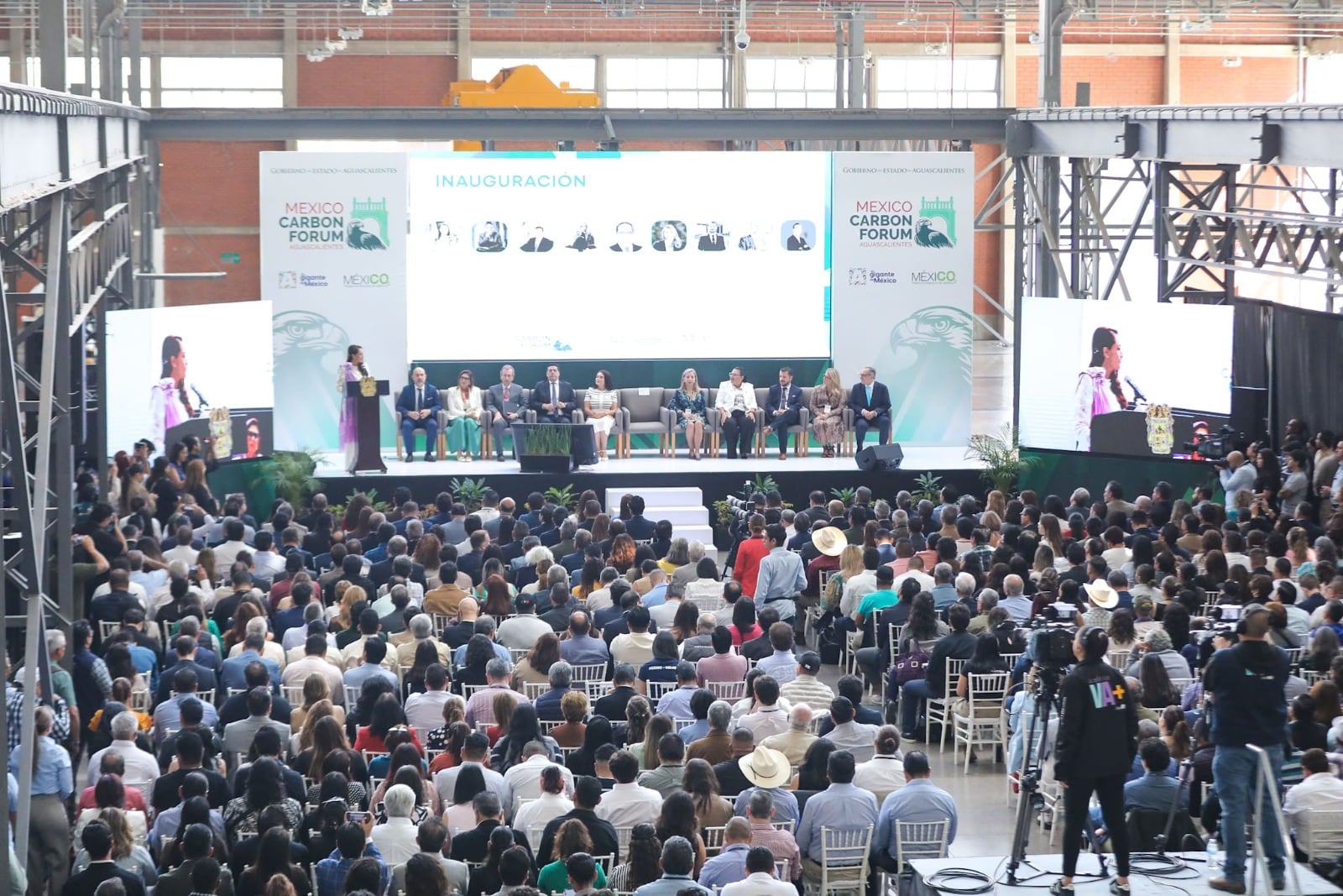 Tere Jiménez inaugura Mexico Carbon Forum 2026 en Aguascalientes.