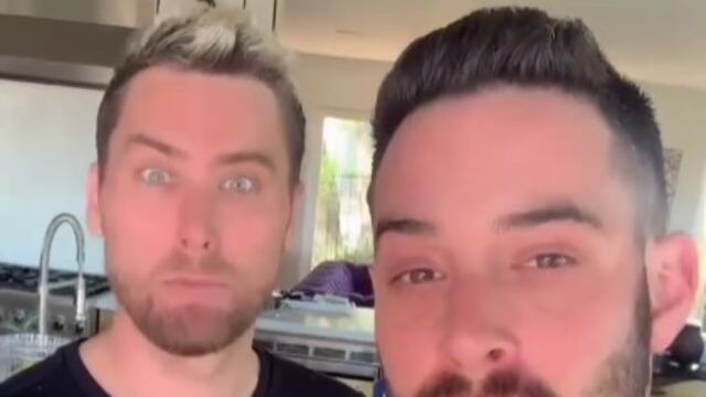 Lance Bass y su esposo