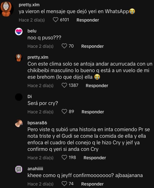Mensaje de Yeri Mua que confirmaría el romance con Cry, haciendo realidad el CryMua