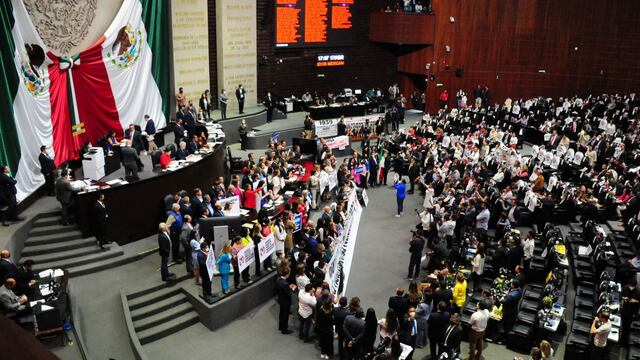Sesión en la Cámara de Diputados sobre la Reforma Eléctrica