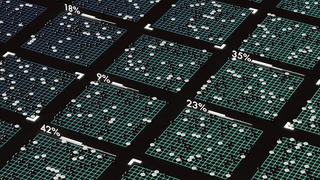 Estadísticas virtuales del juego tradicional chino Go.