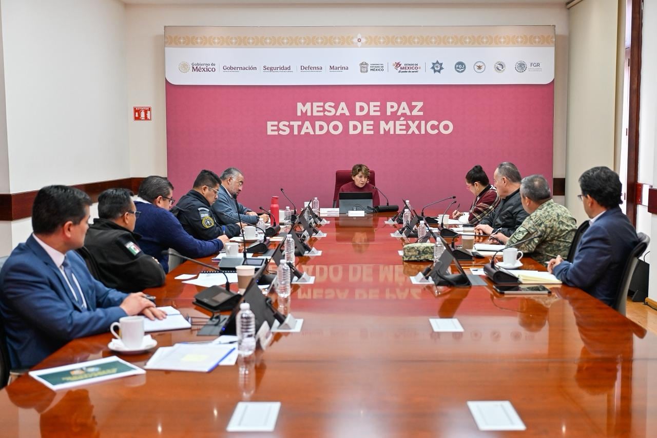 Mesas de Paz en Edoméx: Espacios de decisión y firmeza de Delfina Gómez