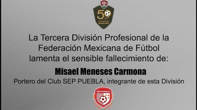 La Tercera División expresó sus condolencias