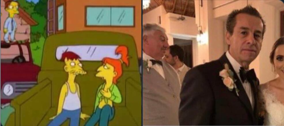 Meme sobre boda de exalcalde panista.