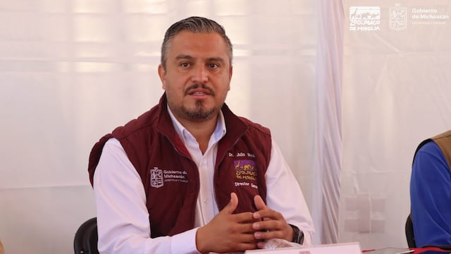 Julio César Medina Ávila, director del Parque Zoológico “Benito Juárez” en Morelia