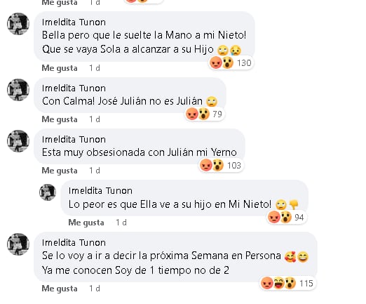 Comentarios de la mamá de Imelda Tuñón en el video de Maribel Guardia.
