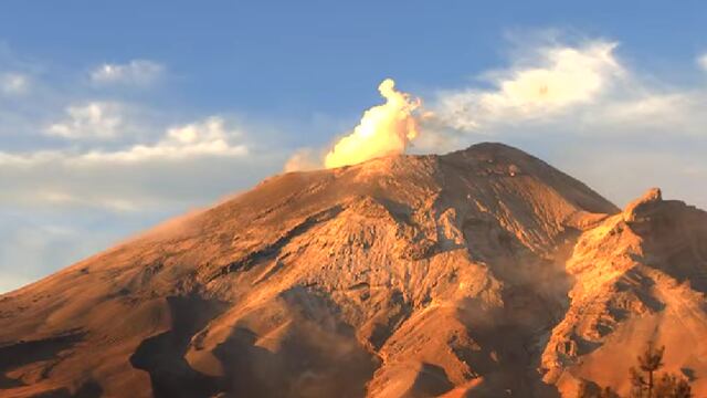 Volcán Popocatépetl el 18 de julio