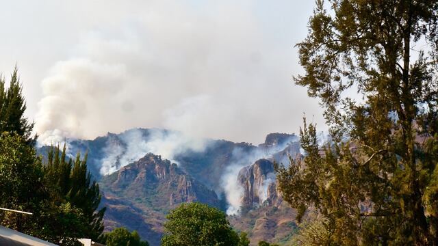 Incendio en Tepoztlán, Morelos