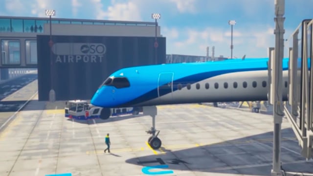 Flying V o “V voladora”. Novedoso.