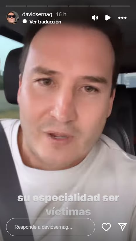 David Serna indicó que Nay Salvatori es una persona narcicista