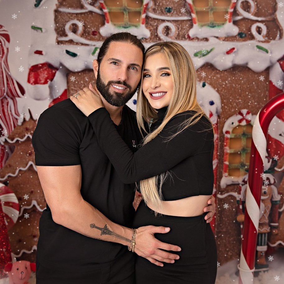 Poncho de Nigris y su esposa, Marcela Mistral