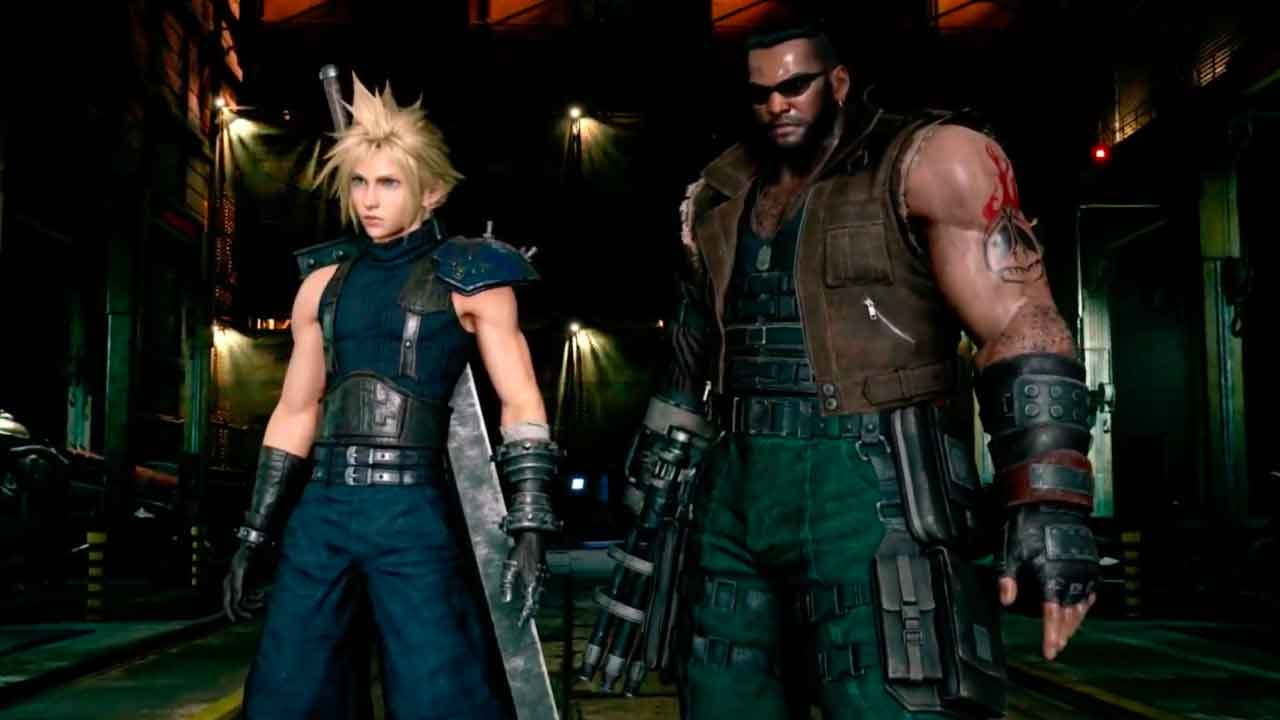 Cloud y Barret de Final Fantasy VII Remake