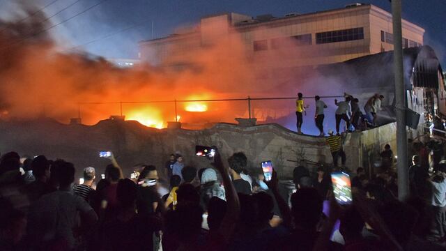 Incendio en hospital Covid-19 en Irak