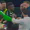 Dani Carvajal se encara con Saka en el túnel del Bernabéu en pleno Real Madrid vs Arsenal