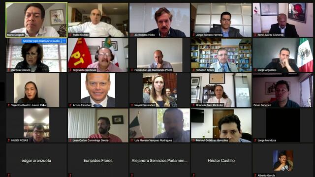 Sesión virtual diputados